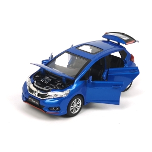 Метална кола Honda, С отварящи се врати, 1:32, Синя, Без опаковка