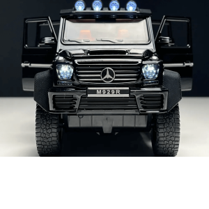 Метален автомобил Mercedes-benz G63 AMG 6×6, С отварящи се врати, Черен, Без опаковка