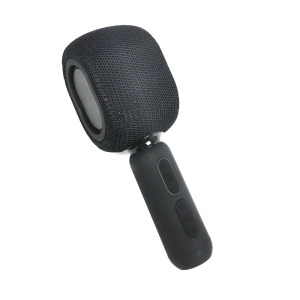 Безжичен микрофон, С високоговорител, Bluetooth, USB, SD card, Черен