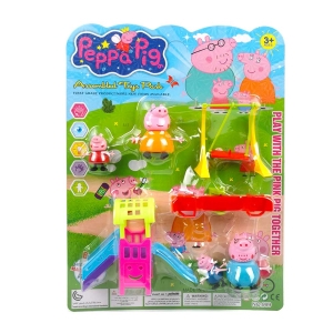 Комплект Peppa Pig, С люлки и пързалки