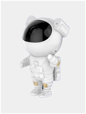 Детска лампа космонавт, С дистанционно и тонколона