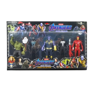 Комплект фигурки Avengers, С хълк, 5 броя на картон