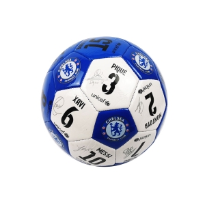 Футболна топка, Челси, С подписи