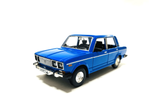 Метална кола Lada, със светлини и звуци, Синя
