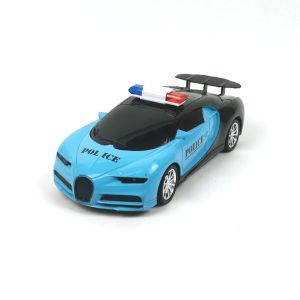  Детска кола Bugatti, С дистанционно, Полицейска, Синя