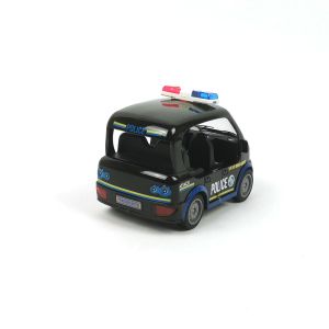 Метална кола полиция, Със светлини и звуци, Черна