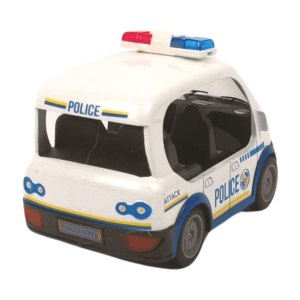 Метална кола полиция, Със светлини и звуци, Бяла