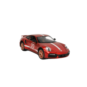 Метална количка Porsche 911 GT3, С отварящи се врати, Червена, 1:32, Без опаковка