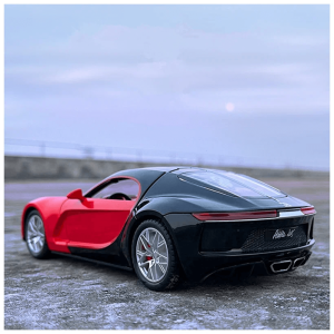 Метална кола Bugatti Atlantic, 1:24, Червена, Без опаковка