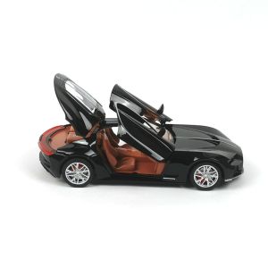 Метална кола Bugatti Atlantic, 1:24, Черна, Без опаковка