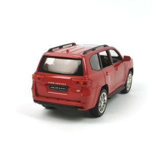 Метален джип Toyota Land Cruiser, Червена, 1:24, Без опаковка