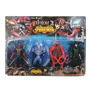 Комплект фигурки Venom2, Със Спайдърмен, 4 броя