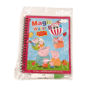 Магическа книжка за рисуване с вода, Peppa Pig, С воден маркер