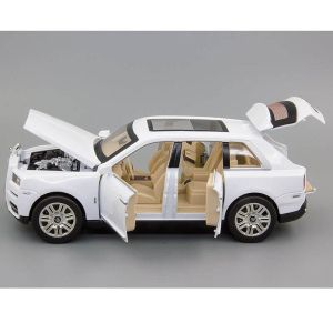 Метален автомобил Rolls-Royce Cullinan, С пушек, Бял, 1:22, Без Опаковка