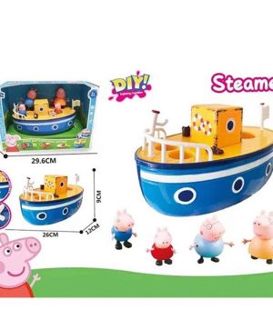 Игрален комплект Peppa Pig, С лодка