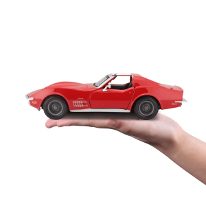 Метален автомобил, Chevrolet Corvette 1970, 1:24, Червена, Maisto, 31202RD