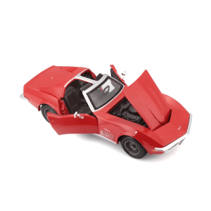 Метален автомобил, Chevrolet Corvette 1970, 1:24, Червена, Maisto, 31202RD