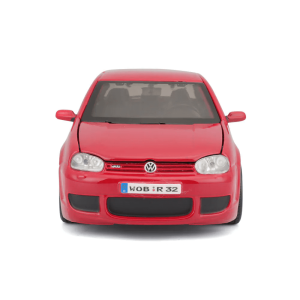 Метален автомобил, VW Volkswagen Golf R32, 1:25, Червен, Maisto, 31290RD