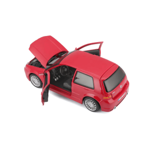 Метален автомобил, VW Volkswagen Golf R32, 1:25, Червен, Maisto, 31290RD