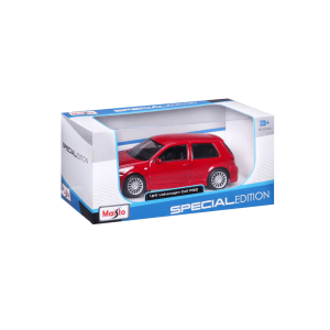 Метален автомобил, VW Volkswagen Golf R32, 1:25, Червен, Maisto, 31290RD