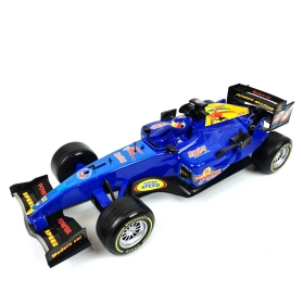 Кола Formula 1 с звукови ефекти, син