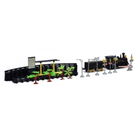 Детски пушещ влак на релси класик, 470 x 370 x 70 mm
