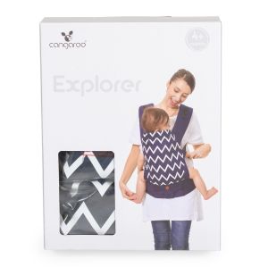 Ергономично кенгуру Explorer черен