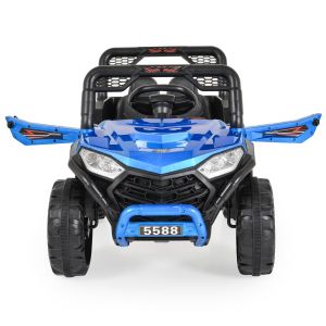 Акумулаторен джип 5588 Fast utv син металик