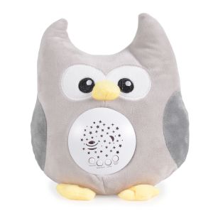 Нощна лампа и проектор с бял шум Plush Сова FM666-26