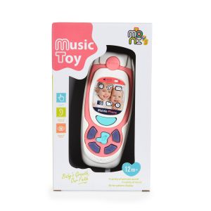 Бебешки Телефон с бутони K999-72G розов