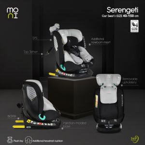 Стол за кола Serengeti 40-150см светлосив