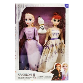 Комплект кукли Анна и Елза  Леденото кралство, с олаф