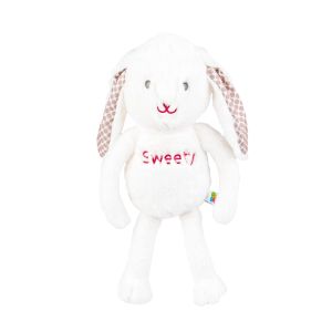 Мека играчка за гушкане Bunny бял 81970