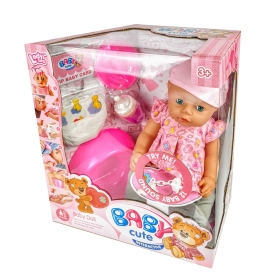 Кукла бебе с звук и аксесоари