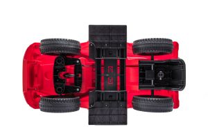 Кола за бутане с дръжка Mercedes Benz G350d 653-P червен
