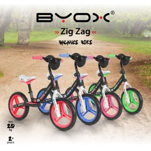 Балансиращ велосипед Zig Zag зелен