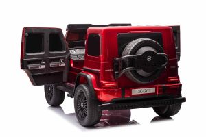 Акумулаторен джип Mercedes G63 4x4 мет.червен