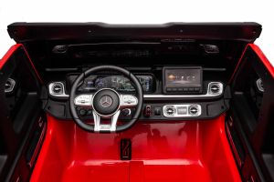 Акумулаторен джип Mercedes G63 4x4 мет.червен
