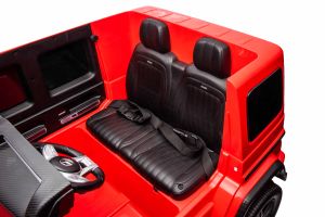 Акумулаторен джип Mercedes G63 4x4 мет.червен