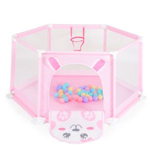 Кошара за игра 146 cm с 50 топки pink - 7061B