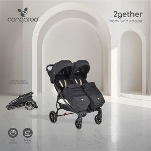 Количка за близнаци 2Gether Ultimate-Grey