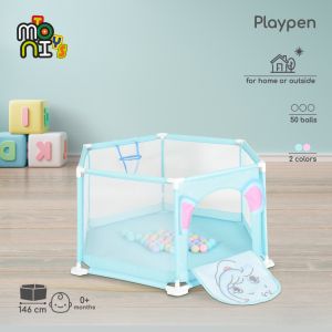 Кошара за игра 146 cm с 50 топки blue - 7062B