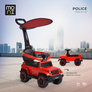 Кола за бутане с дръжка Police 219 червен