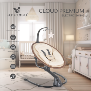 Електрическа люлка Cloud Premium тъмносив