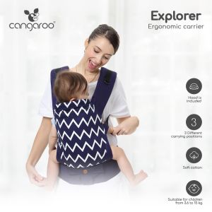 Ергономично кенгуру Explorer тъмнозелен