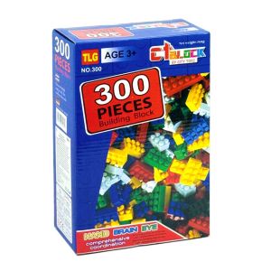 Конструктор с 300 части, Цветни блокчета, За деца 3+
