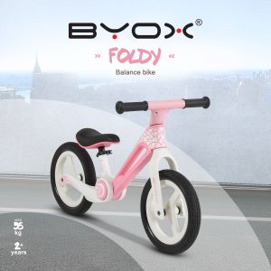 Велосипед балансиращ Foldy розов