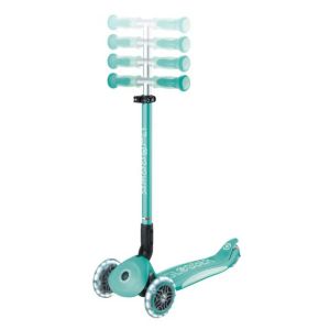 Сгъваема тротинетка DELUXE FLASH LIGHTS, ментова