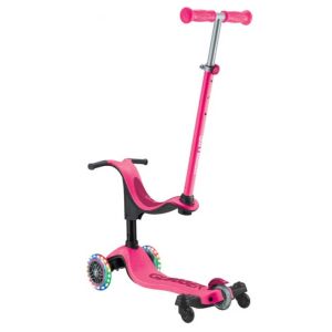 Тротинетка 4 в 1 GO UP SPORTY LIGHTS 360° розова