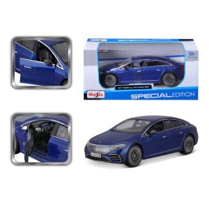 Метална кола MERCEDES-BENZ EQS, С отварящи се врати, 1:24